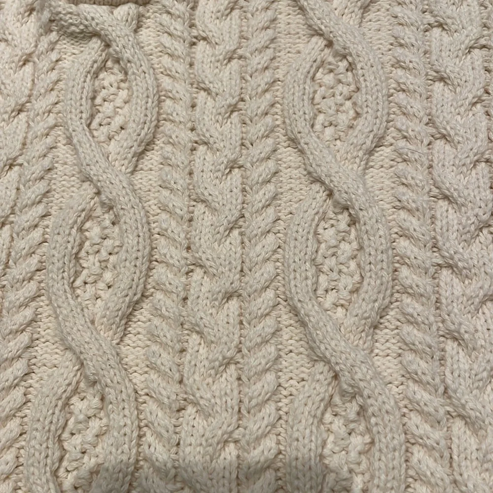 Hope And Henry Cream‎ Chunky Cable Knit Sweater